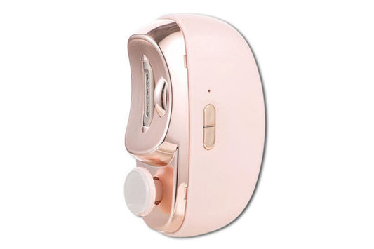 2-in-1 Electric Nail Clipper with Polishing Function-Pink V1263-JX-7415