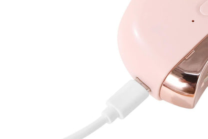 2-in-1 Electric Nail Clipper with Polishing Function-Pink V1263-JX-7415