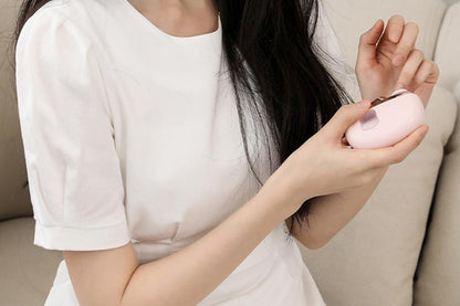 2-in-1 Electric Nail Clipper with Polishing Function-Pink V1263-JX-7415