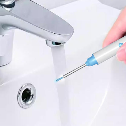 2pcs Ear Wax Removal Visual Ear Cleaner Tool Kit Ear Cleaning Scope Set-White V1263-JX-7420