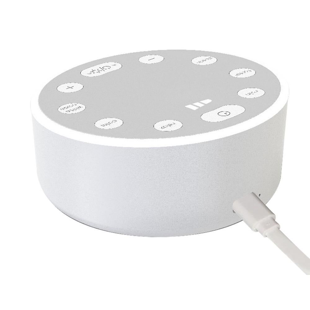 2pcs Sound Machine White Noise Sleeping Machine Soothing Sound Night Light V1263-JX-7427