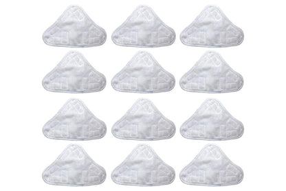12Pcs Replacement Microfibre Washable Steam Mop Cleaning Pads For H20 X5 Steam Cleaner V1263-JX-7431