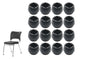 16pcs Chair Leg Floor Protectors Soft Silicone Round Covers with Glide Pads-Round V1263-JX-7435