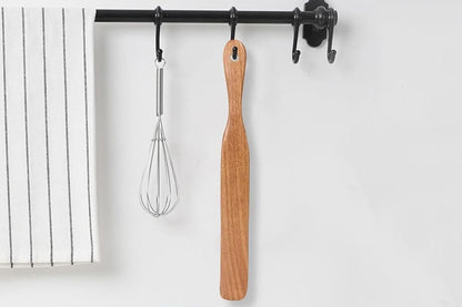 2 Pack Wooden Spatulas for Baking Mixing Sourdough and Cooking V1263-JX-7437
