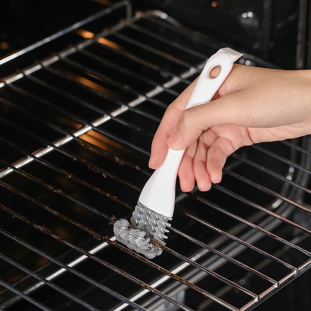 2Pcs Grill Brush Safe BBQ Grill Cleaner Brush BBQ Grill Accessories Tools V1263-JX-7442