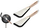 2Pcs Nonstick Cookware Spatula With Silicone Edge Heat Resistant Kitchen Cooking Thin Spatula Flipper V1263-JX-7443