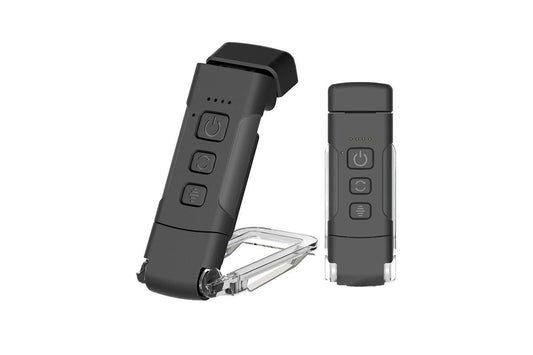 2Pcs USB Rechargeable Book Light Bookmark Lamp with 3 Colors and 5 Brightness-Black V1263-JX-7445-1