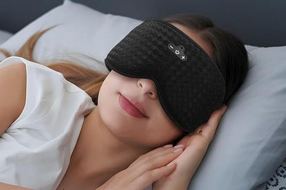 3D Sleep Mask with Bluetooth Headphones Stereo Speakers Blackout Sleeping Mask V1263-JX-7448