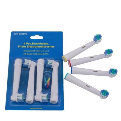 40pcs 3D Whitening Replacement Brush Heads Compatible with Oral-B Toothbrush V1263-JX-7452