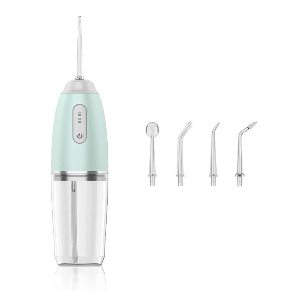 4-in-1 Cordless Oral Irrigator Rechargeable Portable Water Flosser -White V1263-JX-7453-2