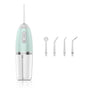 4-in-1 Cordless Oral Irrigator Rechargeable Portable Water Flosser -Green V1263-JX-7453-3