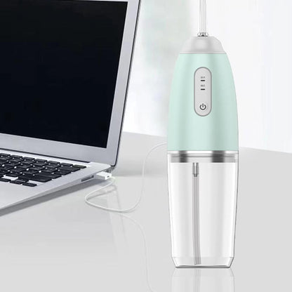 4-in-1 Cordless Oral Irrigator Rechargeable Portable Water Flosser -Green V1263-JX-7453-3