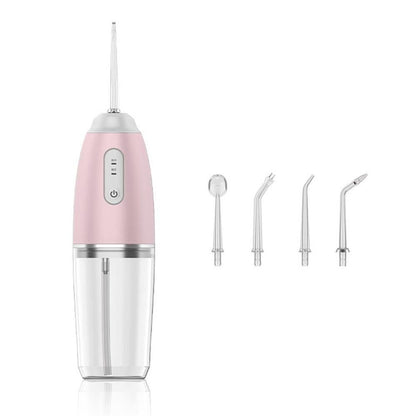 4-in-1 Cordless Oral Irrigator Rechargeable Portable Water Flosser -Green V1263-JX-7453-3