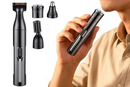 4 in 1 Nose Hair Trimmer for Ear Nose Eyebrow Beard V1263-JX-7455