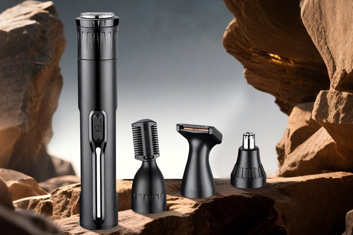4 in 1 Nose Hair Trimmer for Ear Nose Eyebrow Beard V1263-JX-7455