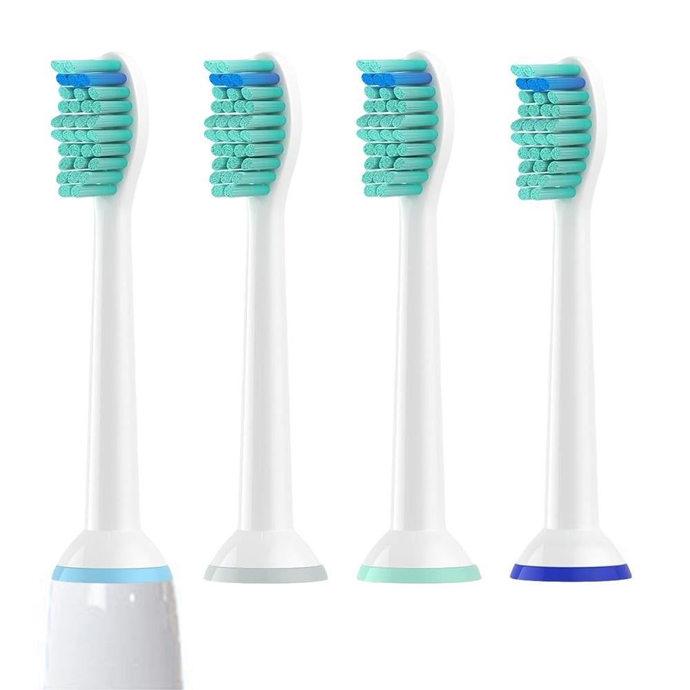 4Pcs Replacement Electric Toothbrush Heads Soft Bristle Compatible with Philips HX Series V1263-JX-7456
