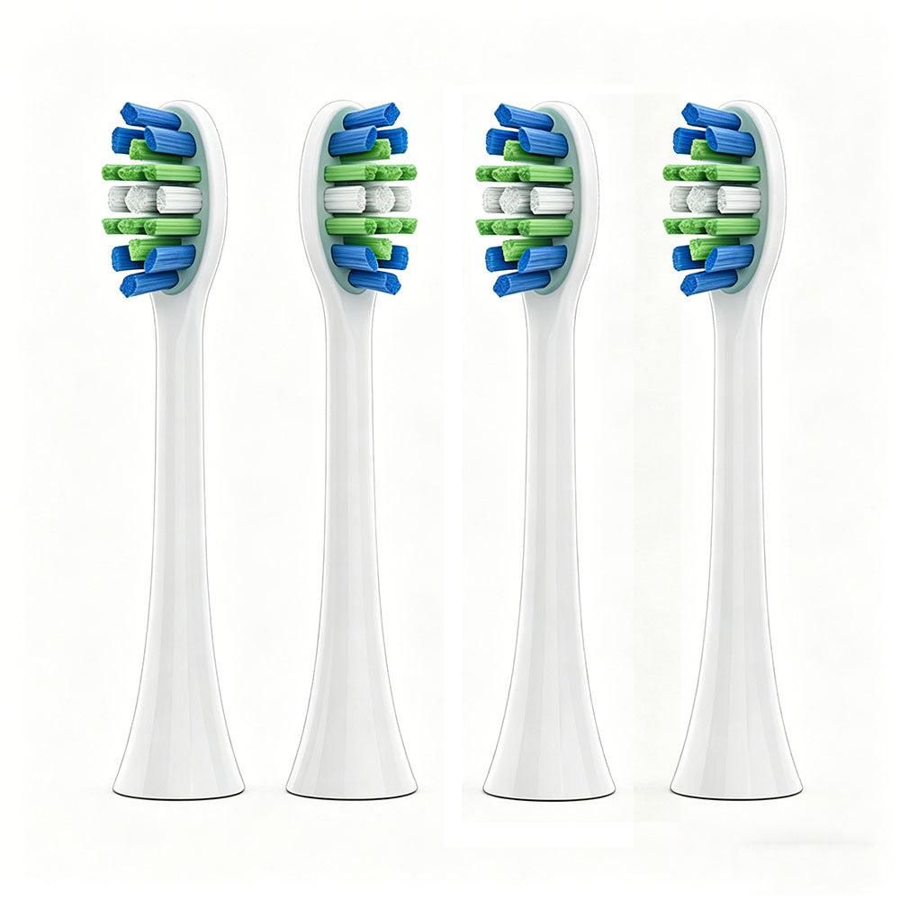 4Pcs Replacement Electric Toothbrush Heads Soft Bristle Compatible with Philips HX Series V1263-JX-7456