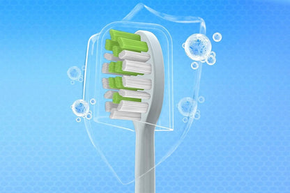 4Pcs Replacement Toothbrush Heads Compatible with Philips Series Soft Bristles -White V1263-JX-7457