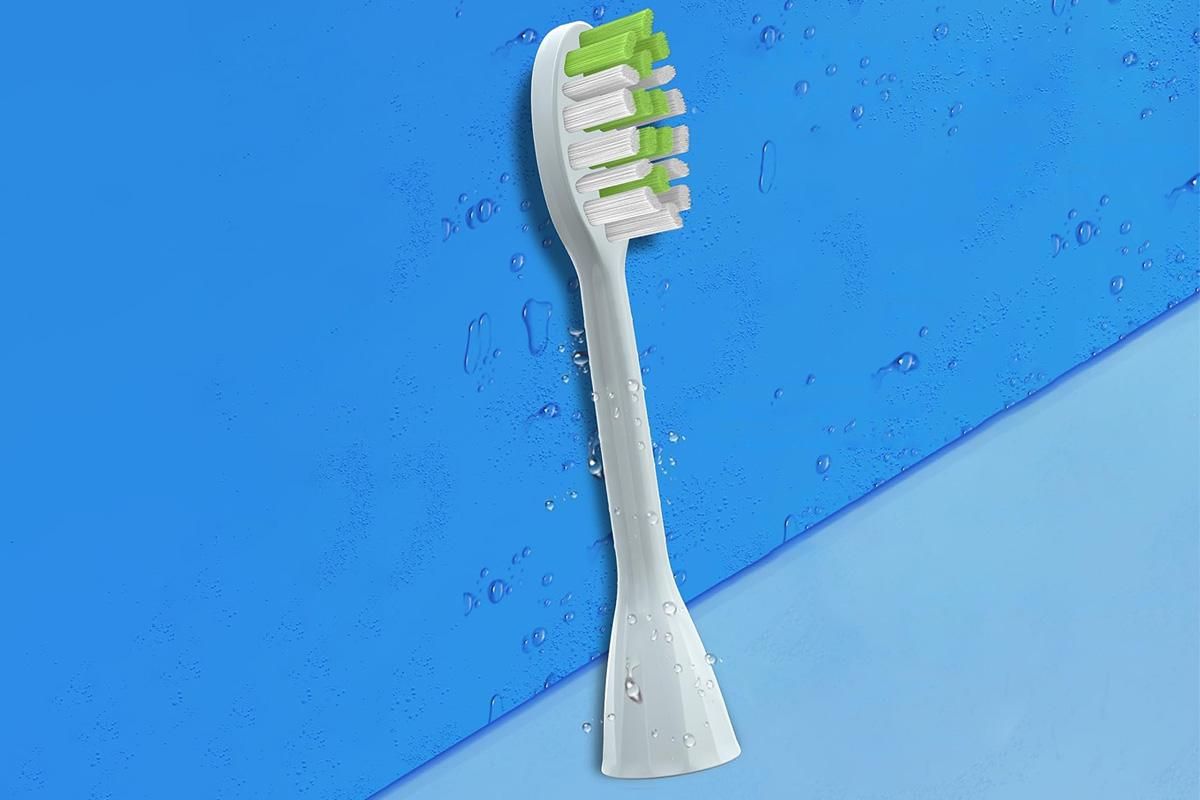 4Pcs Replacement Toothbrush Heads Compatible with Philips Series Soft Bristles -White V1263-JX-7457