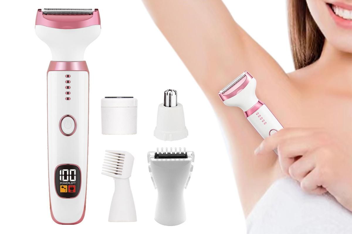 5 In 1 Electric Razor Shavers For Women Bikini Trimmer Face Razors Eyebrow Trimmer V1263-JX-7459