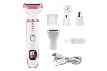 5 In 1 Electric Razor Shavers For Women Bikini Trimmer Face Razors Eyebrow Trimmer V1263-JX-7459