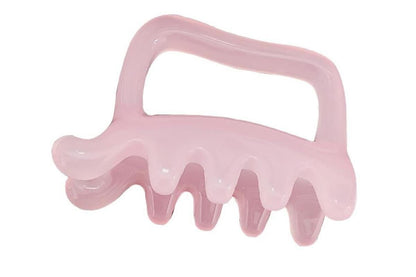 Back Massager Handheld Acupressure Gua Sha Tool for Full Body Muscle Relief -Pink V1263-JX-7467