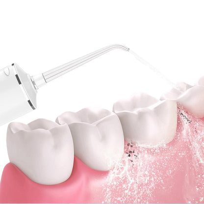 Cordless Water Flosser Teeth Cleaner 300ML Dental Flosser with 4 Jet Tips -White V1263-JX-7469-2