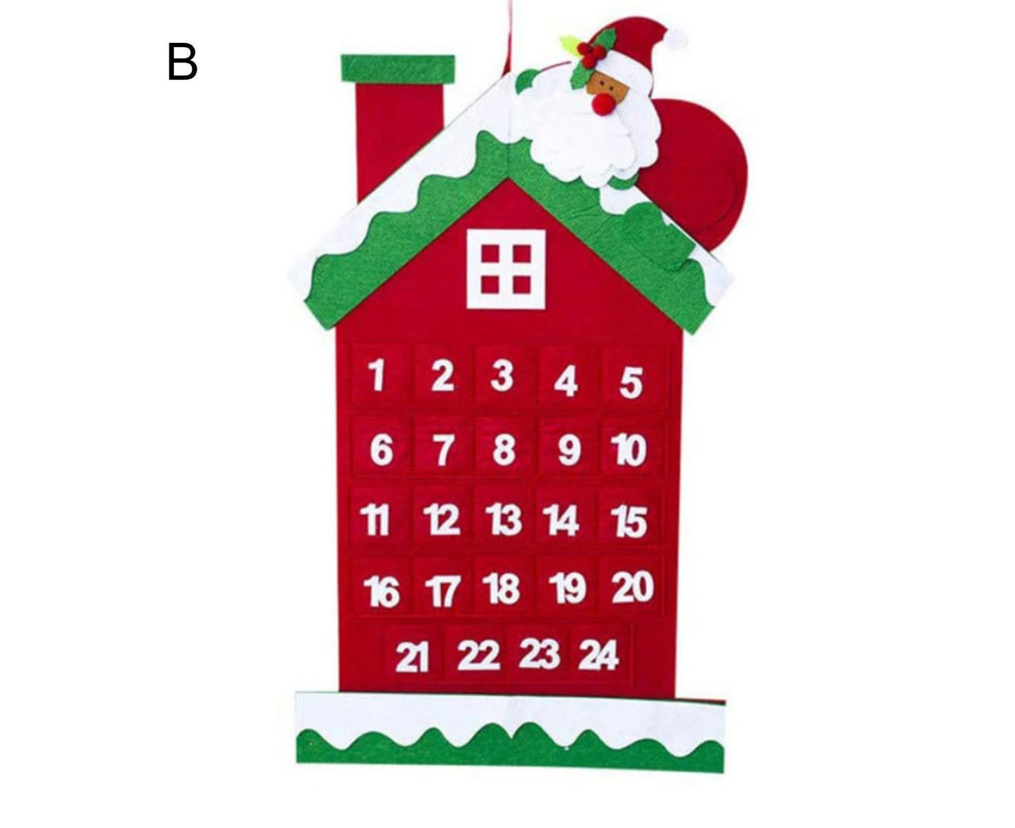 Xmas Tree Wall Calendar Fine Workmanship-B V1263-JX-747
