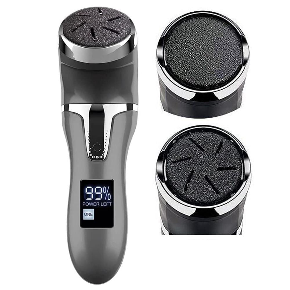 Electric Callus Remover for Feet Water-resistant 2 Speeds Pedicure Kit -Black and 12pcs kit V1263-JX-7472-1