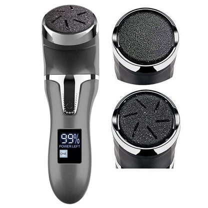 Electric Callus Remover for Feet Water-resistant 2 Speeds Pedicure Kit -Black and 12pcs kit V1263-JX-7472-1