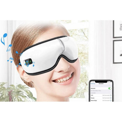 Electric Eye Massager Wireless Rechargeable Eye Massage Mask for Relax Dry Eyes Vibration V1263-JX-7474