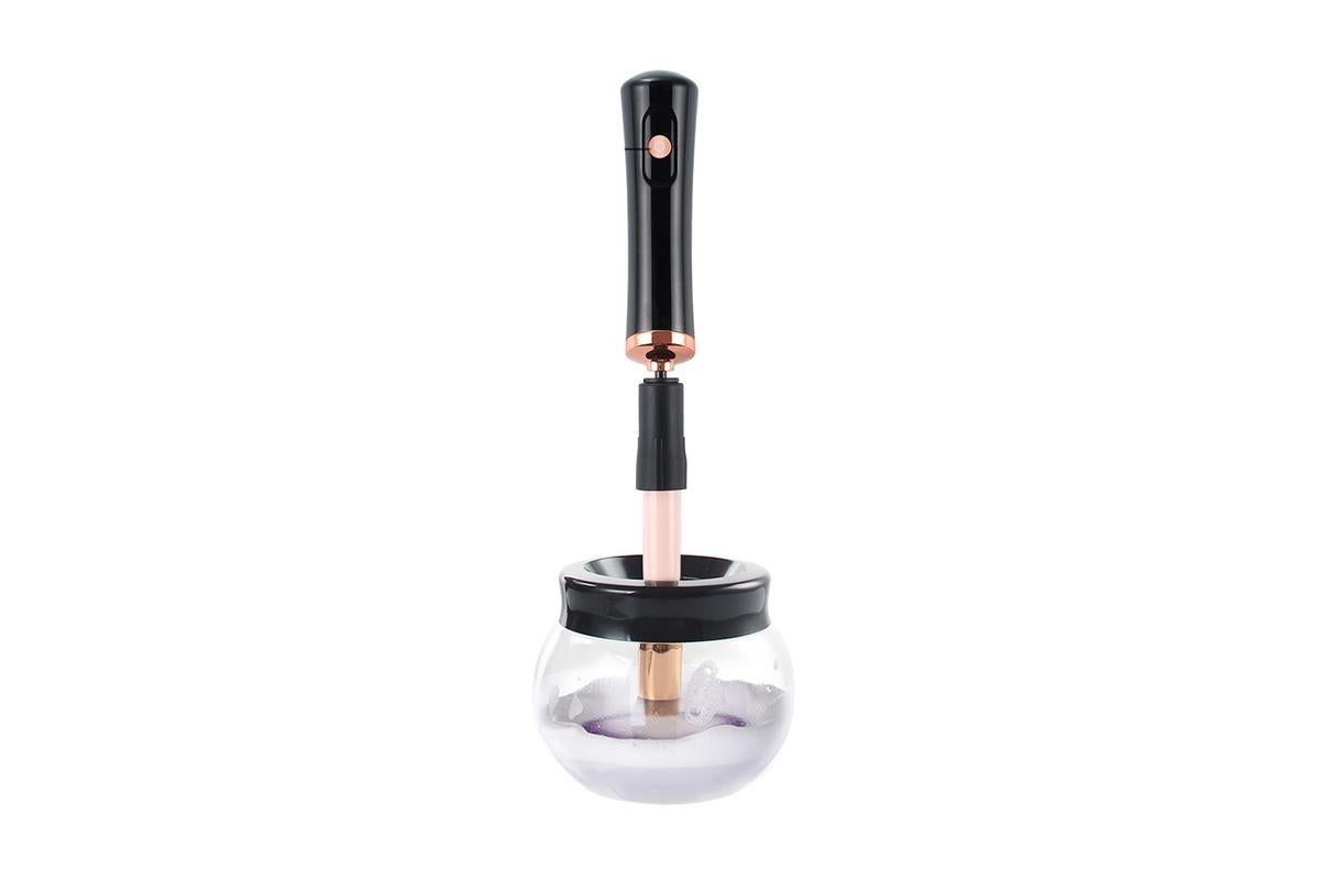 Electric Makeup Brush Cleaner Dryer Electric Cosmetic Make Up Brushes Set Cleaning Tool-Black V1263-JX-7475
