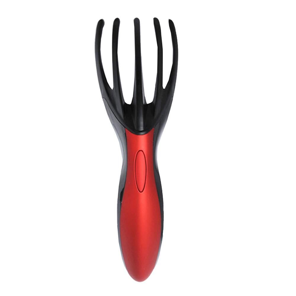 Finger Gripper Claw Massager Electric Head Massager Octopus Scalp Stress Relax -Red V1263-JX-7478-2