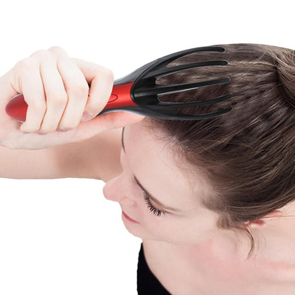 Finger Gripper Claw Massager Electric Head Massager Octopus Scalp Stress Relax -Red V1263-JX-7478-2