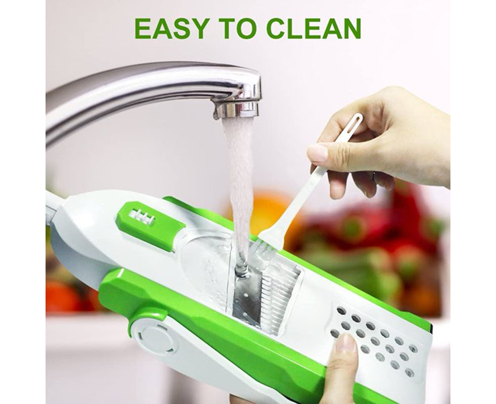 4 in 1 Multifunctional Kitchen Chopping Artifact Vegetable Slicer Food Chopper Green V1263-JX-748