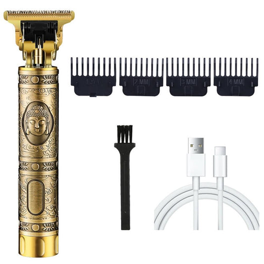 Hair Clippers for Men Electric Hair Trimmer Clippers Beard Trimmer Shaver Hair Cutting Kit -Buddha head V1263-JX-7480