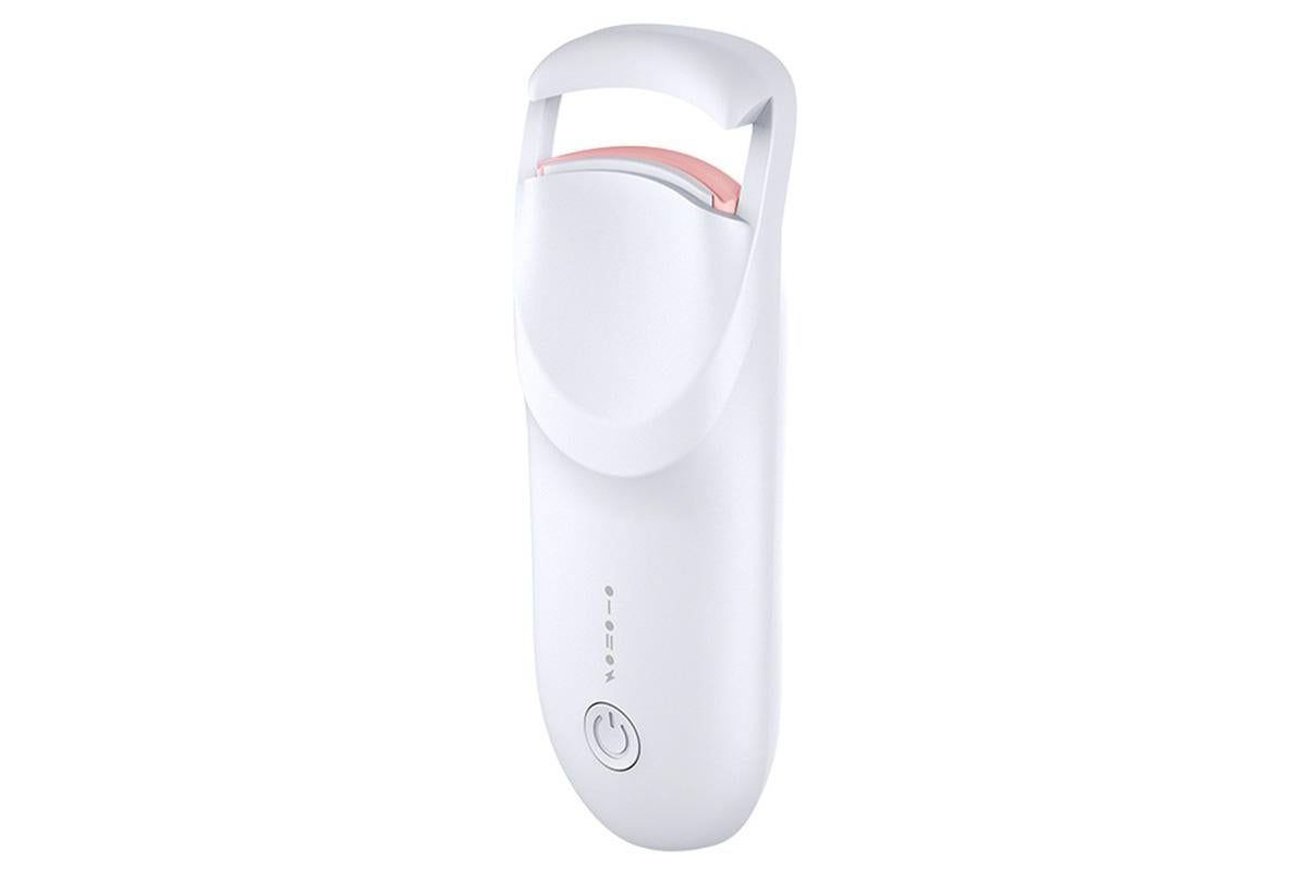 Heated Eyelash Curler Portable Electric Lash Curler Natural Curls-White V1263-JX-7482