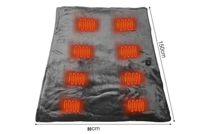 Heated Shawl Wraps for Women USB Wireless Heated Blanket with 3 Heating Levels V1263-JX-7484