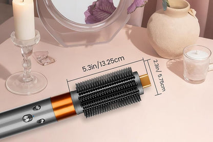 Large Round Volumizing Brush Attachment Compatible with Dyson Airwrap HS01/05/08-Gold V1263-JX-7485-1