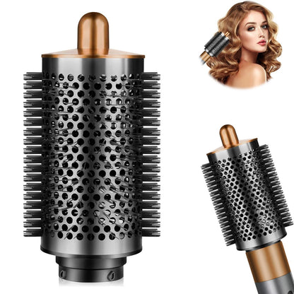 Large Round Volumizing Brush Attachment Compatible with Dyson Airwrap HS01/05/08-Gold V1263-JX-7485-1