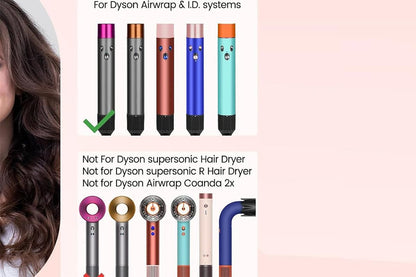 Large Round Volumizing Brush Attachment Compatible with Dyson Airwrap HS01/05/08-Rose V1263-JX-7485-2