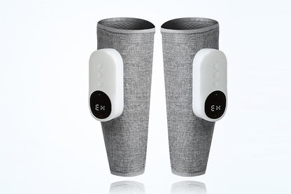 Leg Massager Muscles Relax Heated Air Compression Foot Massage for Calf Blood Circulation-Grey V1263-JX-7486