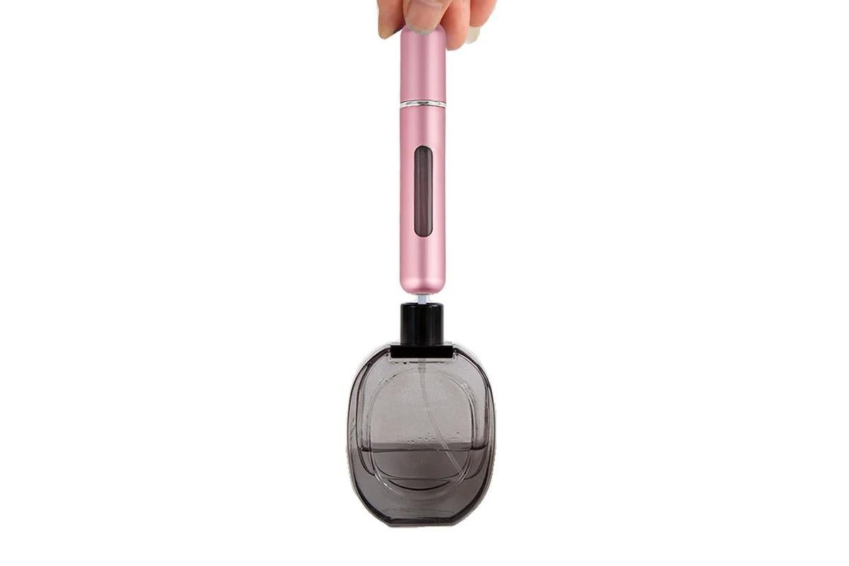 Mini Perfume Spray Pump 8ML Refillable Bottle Atomizer for Travel Outdoor-Pink V1263-JX-7487-1
