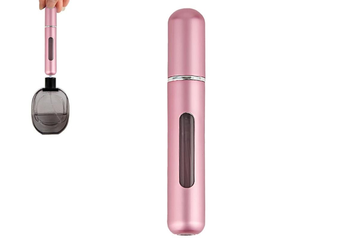 Mini Perfume Spray Pump 8ML Refillable Bottle Atomizer for Travel Outdoor-Silver V1263-JX-7487-2