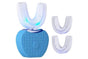 U-Shaped Electric Toothbrush 360-degree Sonic Cleaning Tooth Brush for Adults-blue V1263-JX-7493-1