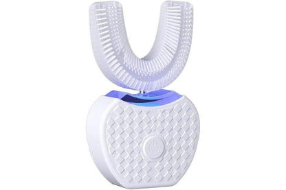 U-Shaped Electric Toothbrush 360-degree Sonic Cleaning Tooth Brush for Adults-white V1263-JX-7493-3