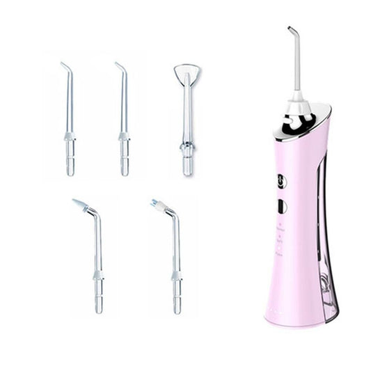 Water Dental Flosser Teeth Cleaner Rechargeable Water-resistant Cordless Water Dental Flosser for Home Travel V1263-JX-7495-1