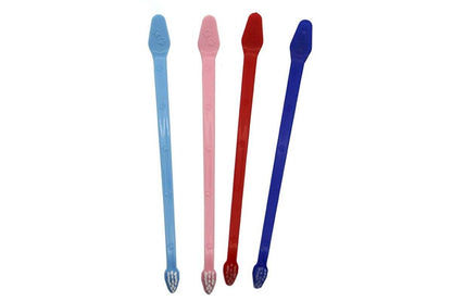 10 Pcs Pet Toothbrush Dual-End Long Handle for Dogs Cats V1263-JX-7498