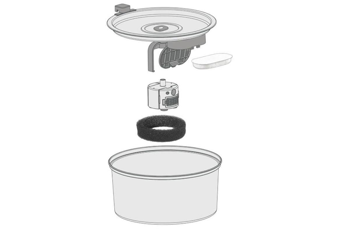 12 Sets Carbon Filters Water Fountain Replacement for Pet Dog Cat Water Drinking V1263-JX-7500