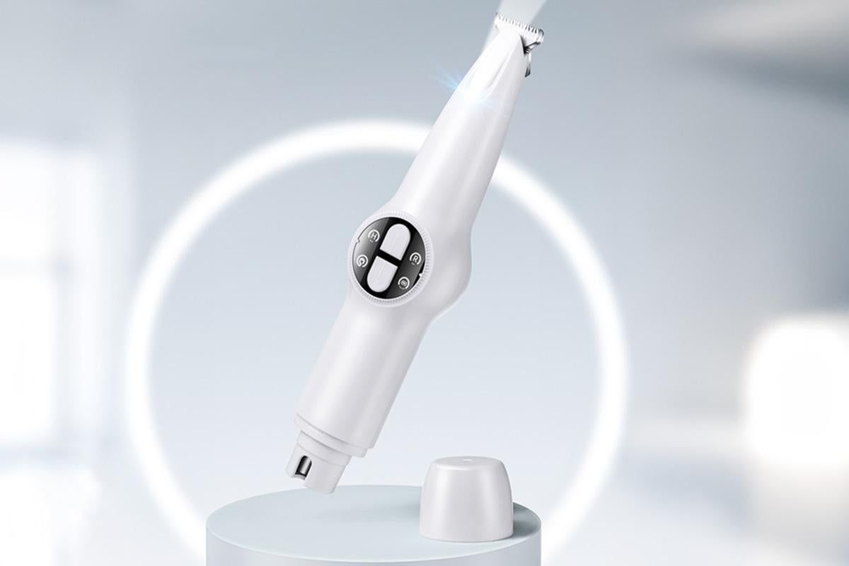 2 in 1 Pet Grooming Clippers with Nail Grinder and LED Display V1263-JX-7503
